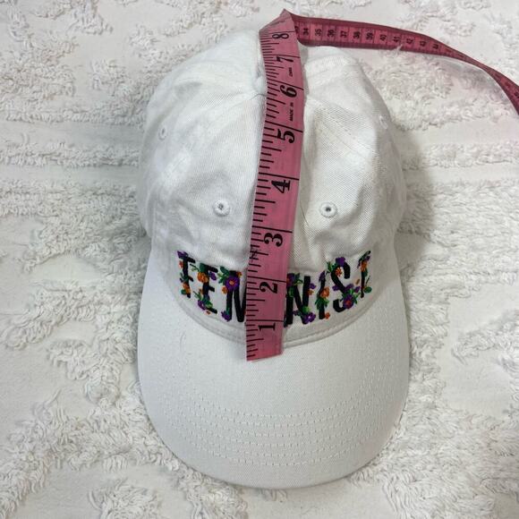 SHE PWR FEMINIST Baseball Cap Hat White Granola Girl Neutral Athleisure Sporty - Picture 6 of 8
